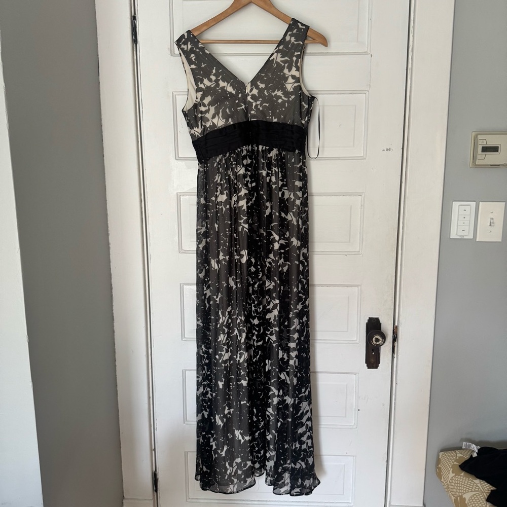 Max & Cleo Black and White Formal Dress